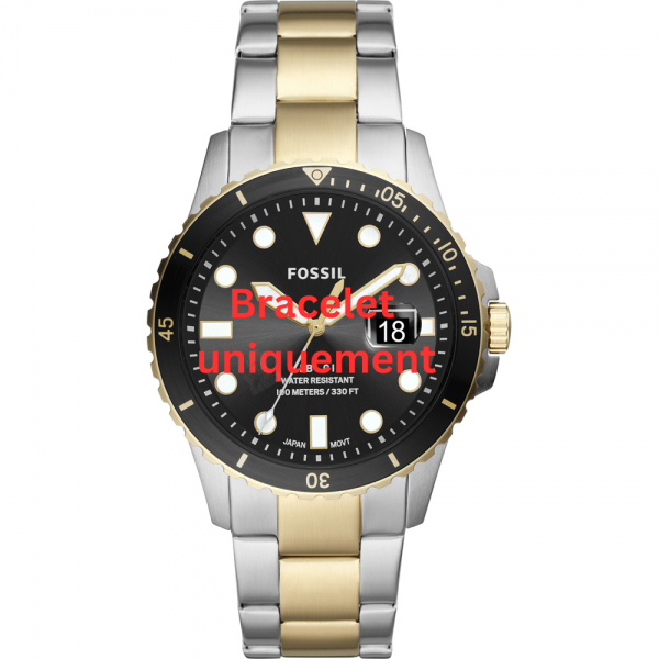 Bracelet metal two-tone Fossil - FB-01 / FS5653 - FS5742 - ME3191-Bracelets de montres-AtelierNet