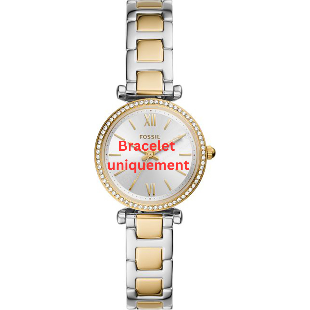 Bracelet metal two-tone Fossil - CARLIE MINI / ES4955-Bracelets de montres-AtelierNet