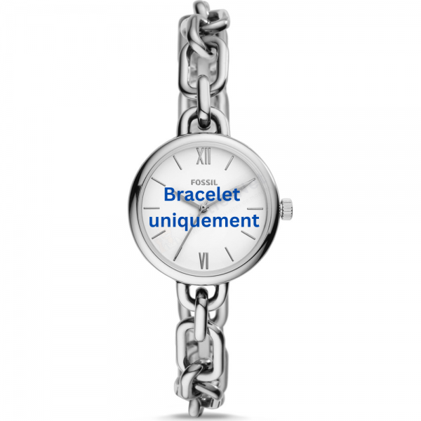 Bracelet métal argent Fossil - EMBRY / BQ3544-Bracelet de montre-AtelierNet