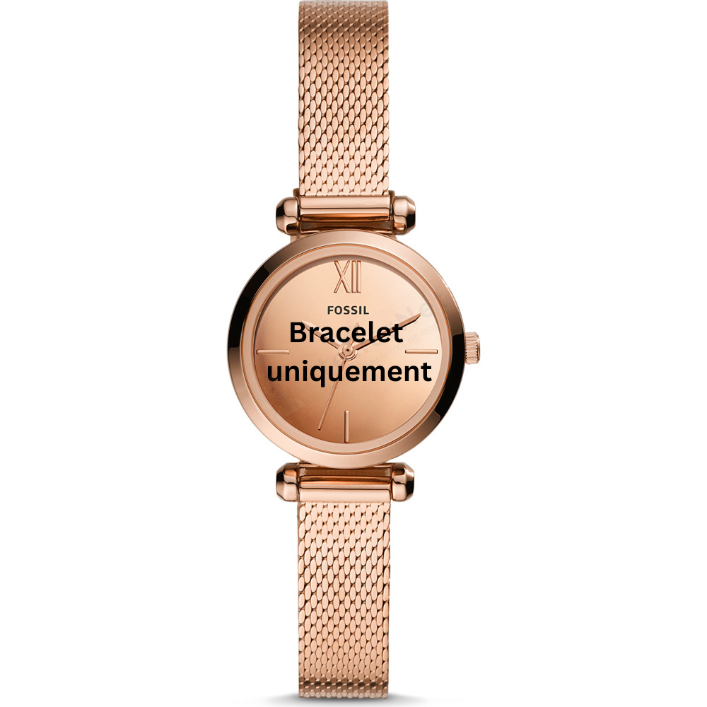 Bracelet metal pink gold Fossil - TILLIE MINI / BQ3534-Bracelets de montres-AtelierNet