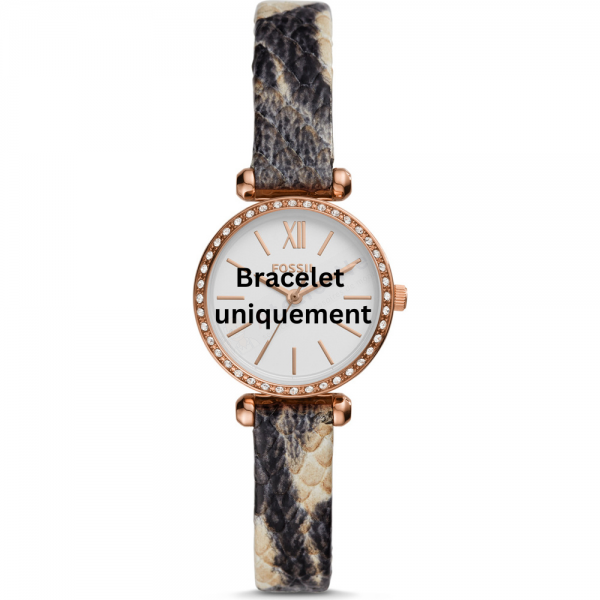 Bracelet cuir gris Fossil - TILLIE MINI / BQ3533-Bracelet de montre-AtelierNet