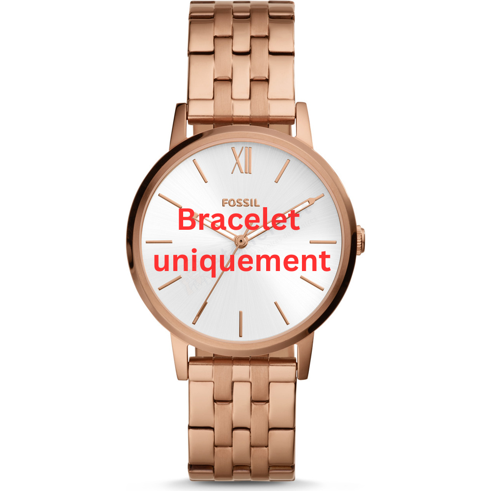 Bracelet metal pink gold Fossil - CAMBRY / BQ3513 - BQ3555-Bracelets de montres-AtelierNet