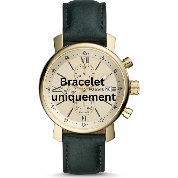 Bracelet leather green Fossil - RHETT / BQ2497-Bracelets de montres-AtelierNet