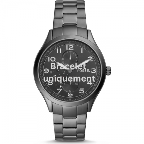 Bracelet metal grey Fossil - WYLIE / BQ2485-Bracelets de montres-AtelierNet