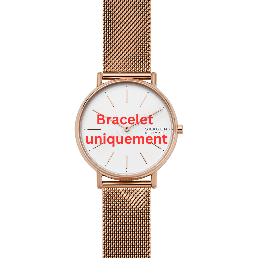 Bracelet metal pink gold Skagen - SIGNATUR / SKW2784-Bracelets de montres-AtelierNet