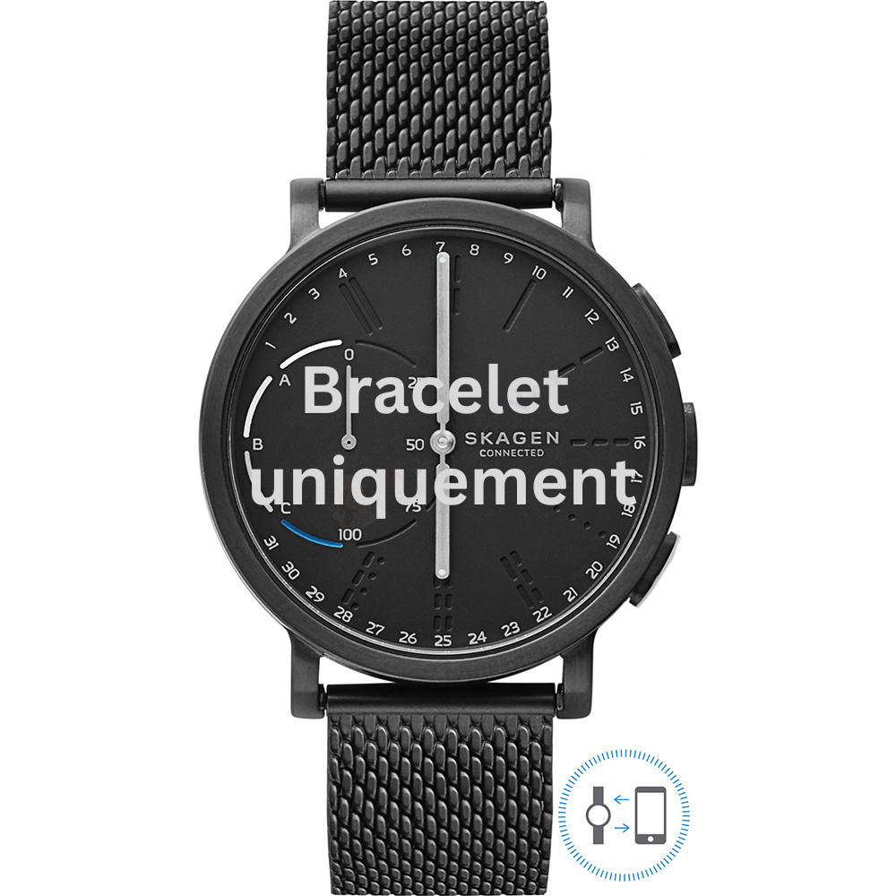 Bracelet metal black Skagen - HAGEN CONNECTED / SKT1109-Bracelets de montres-AtelierNet