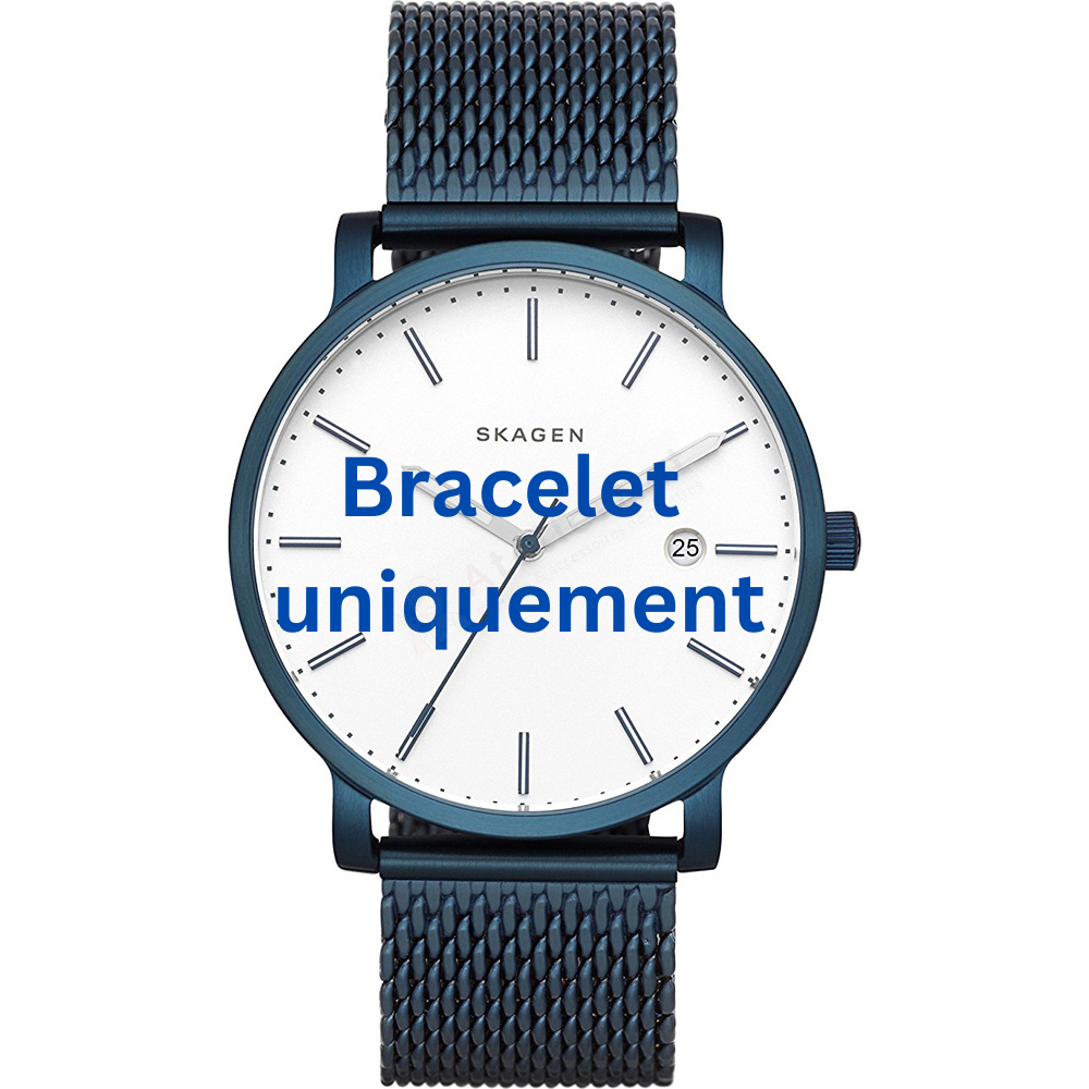 Bracelet metal blue Skagen - HAGEN LARGE / SKW6326-Bracelets de montres-AtelierNet