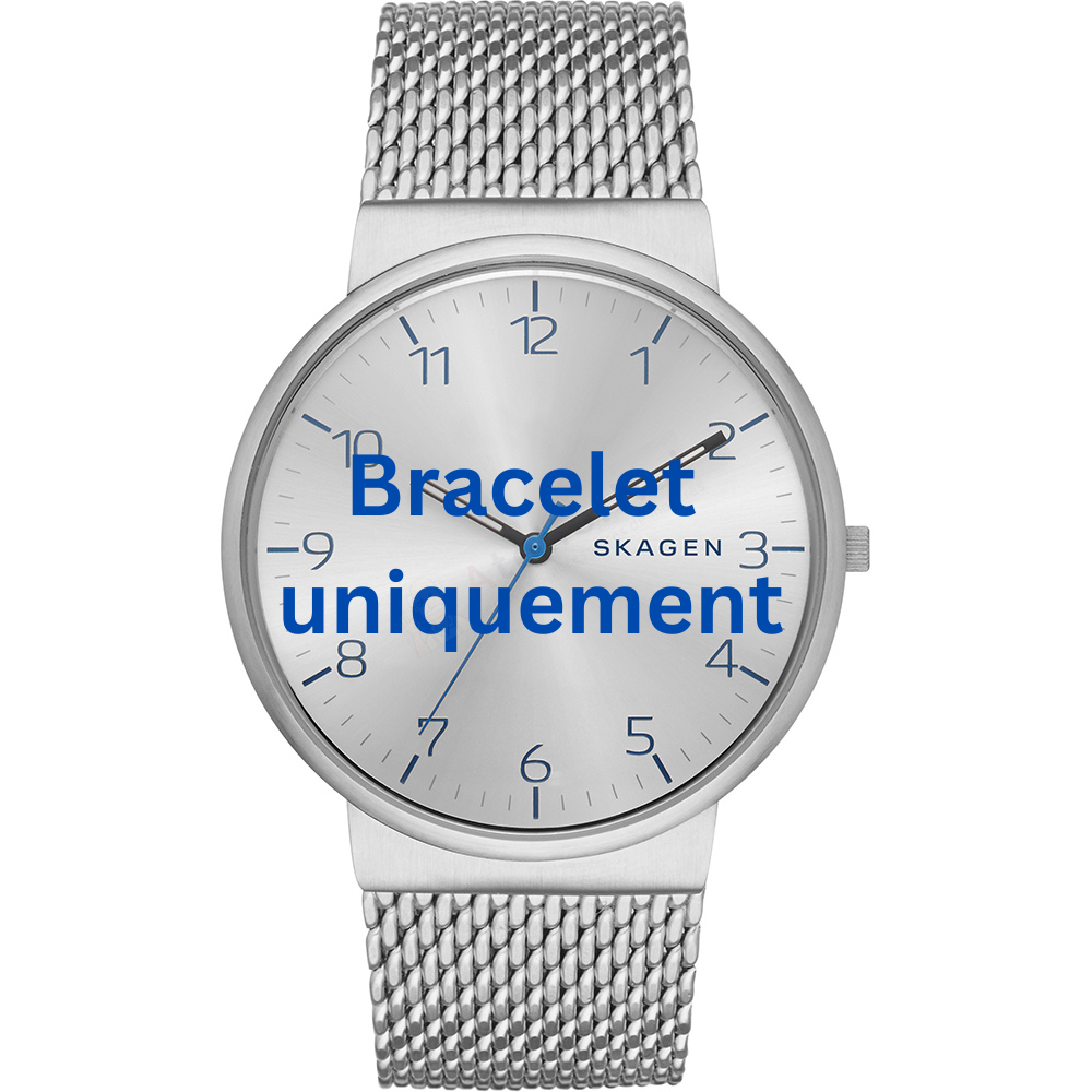 Bracelet métal argent Skagen - ANCHER LARGE / SKW6163 - SKW6164 - SKW6184 - SKW6234-Bracelet de montre-AtelierNet