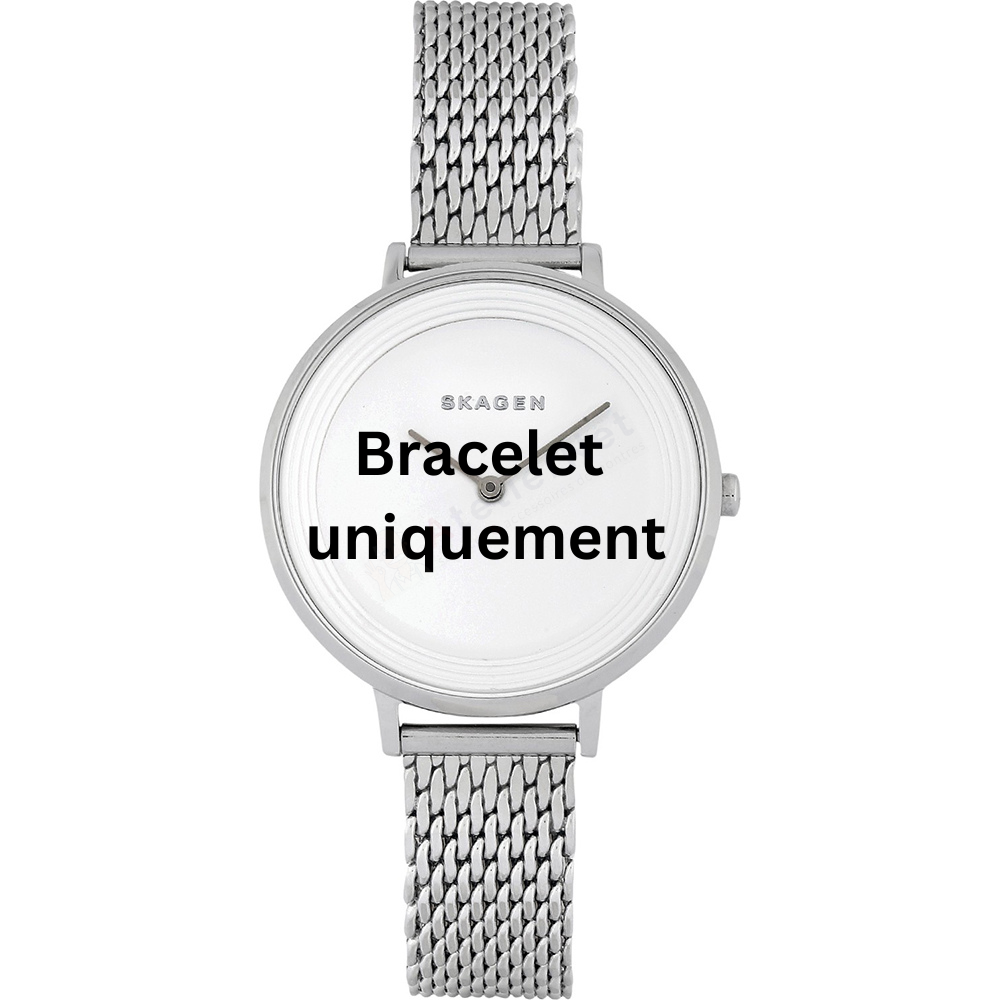 Bracelet metal silver Skagen - DITTE LARGE / SKW2332-Bracelets de montres-AtelierNet