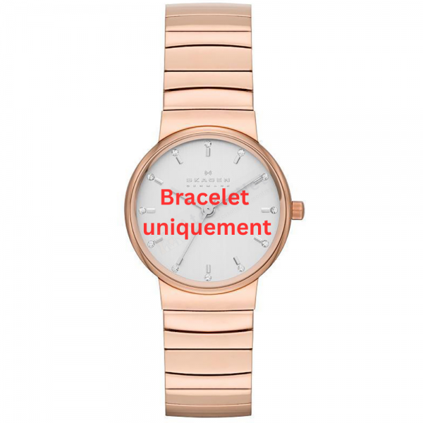 Bracelet metal pink gold Skagen - ANCHER SMALL / SKW2200-Bracelets de montres-AtelierNet