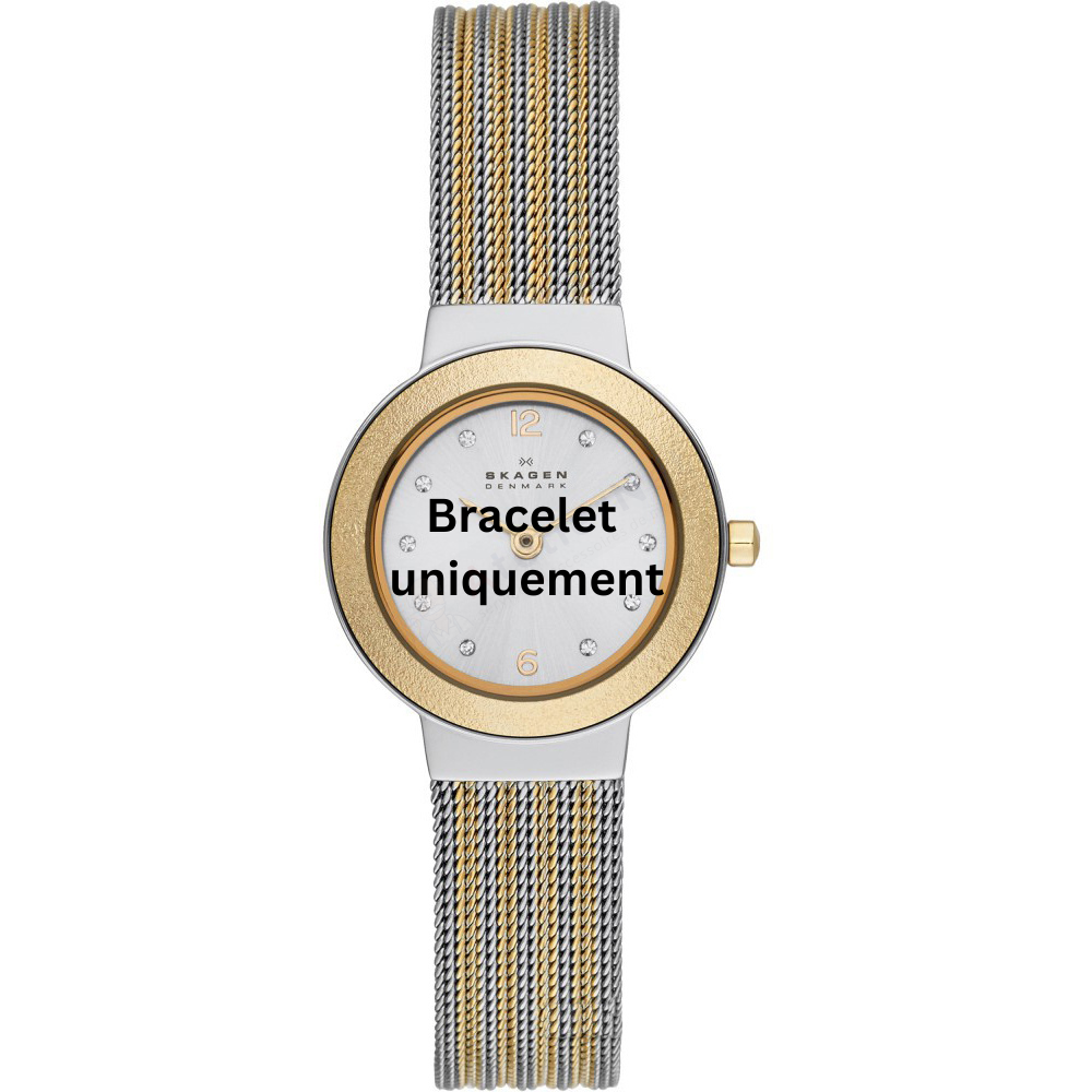 Bracelet métal bicolore Skagen - ANCHER SMALL / SKW2157-Bracelet de montre-AtelierNet