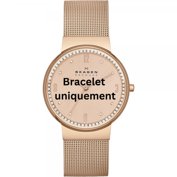 Bracelet metal pink gold Skagen - ANCHER MEDIUM / SKW2130-Bracelets de montres-AtelierNet