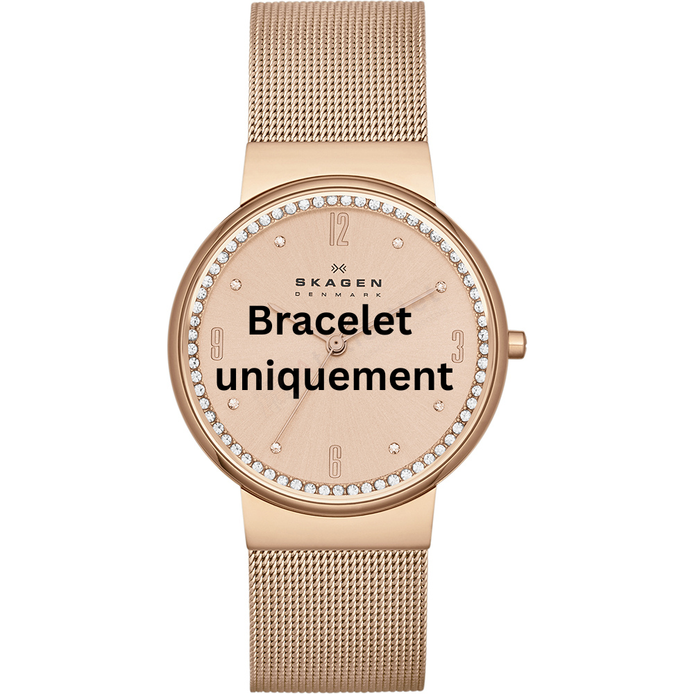 Bracelet metal pink gold Skagen - ANCHER MEDIUM / SKW2130-Bracelets de montres-AtelierNet