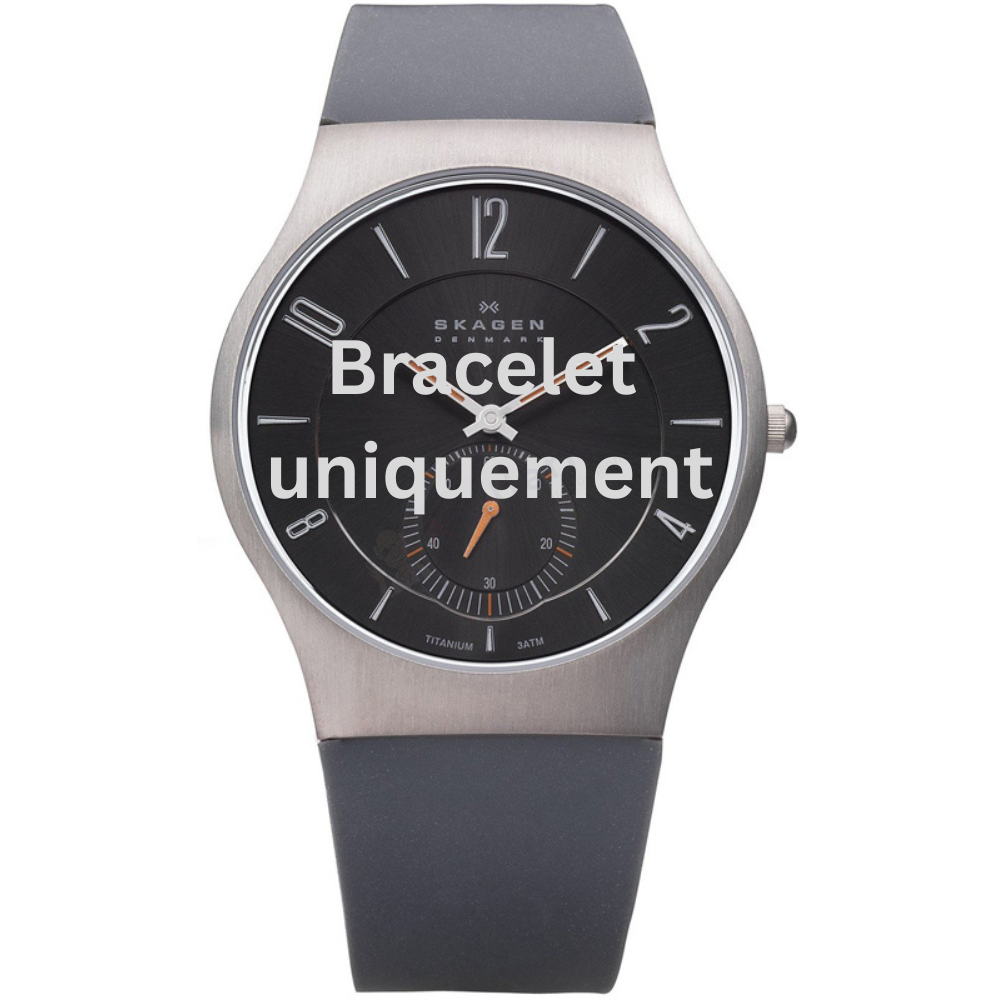 Bracelet caoutchouc gris Skagen - 805 XLARGE / 805XLTRM-Bracelet de montre-AtelierNet