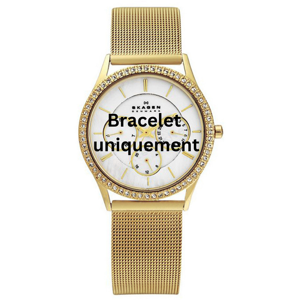 Bracelet metal gold Skagen - 347 KATJA LARGE / 347LGG-Bracelets de montres-AtelierNet