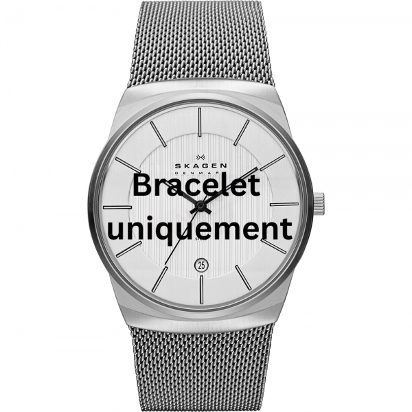 Bracelet metal silver Skagen - 780 XLARGE / 780XLSS-Bracelets de montres-AtelierNet