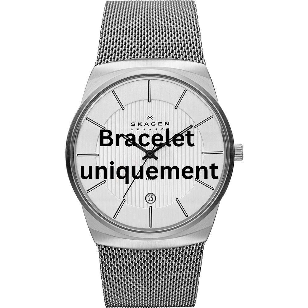 Bracelet métal argent Skagen - 780 XLARGE / 780XLSS-Bracelet de montre-AtelierNet