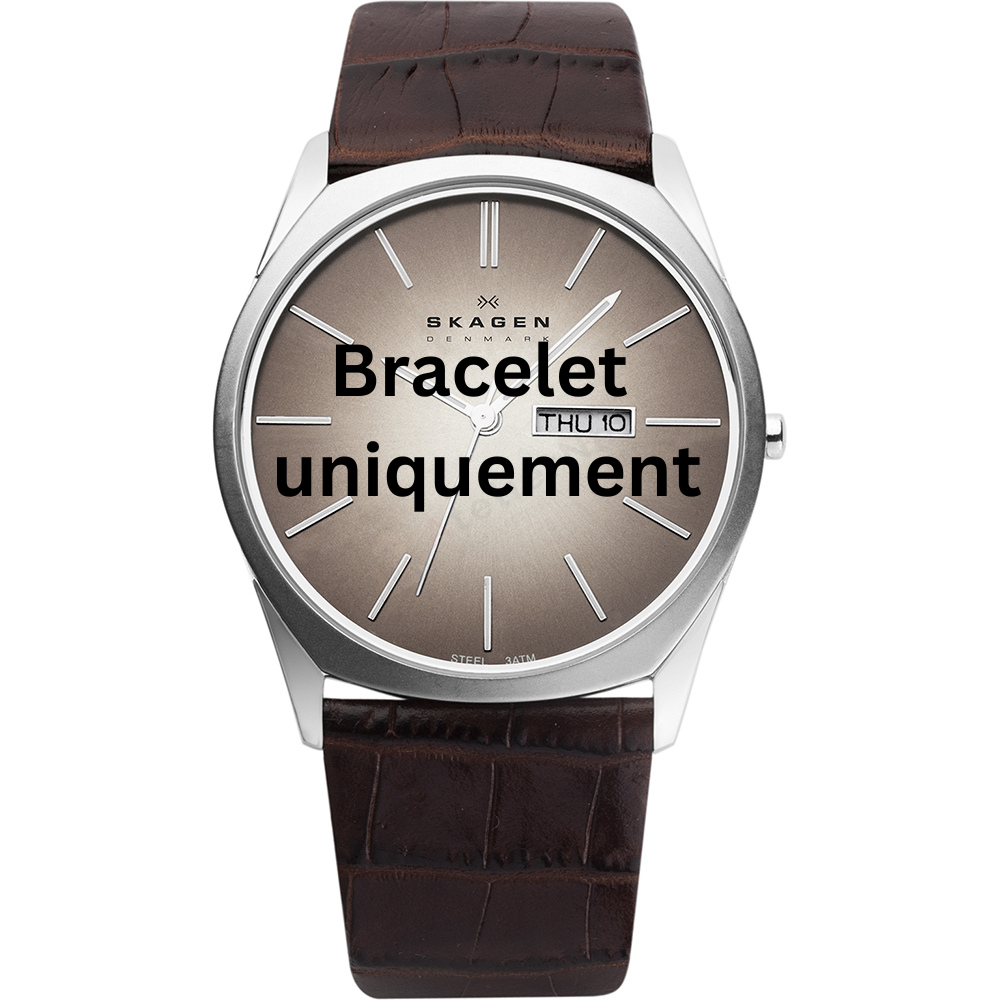 Bracelet cuir marron Skagen - 890 XLARGE / 890XLSLD-Bracelet de montre-AtelierNet