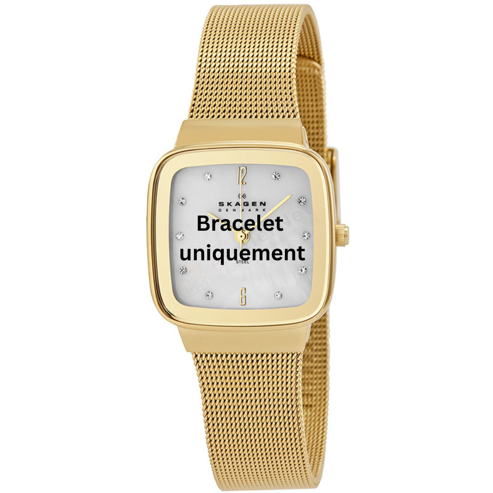 Bracelet metal gold Skagen - 658 SMALL / 658SGG-Bracelets de montres-AtelierNet