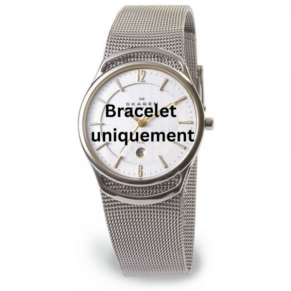 Bracelet metal silver Skagen - 597 SMALL / 597SGSC-Bracelets de montres-AtelierNet