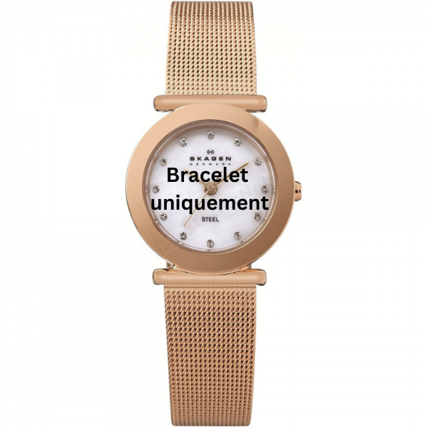 Bracelet metal pink gold Skagen - 107 SMALL / 107SRRD - 107SRRDR-Bracelets de montres-AtelierNet