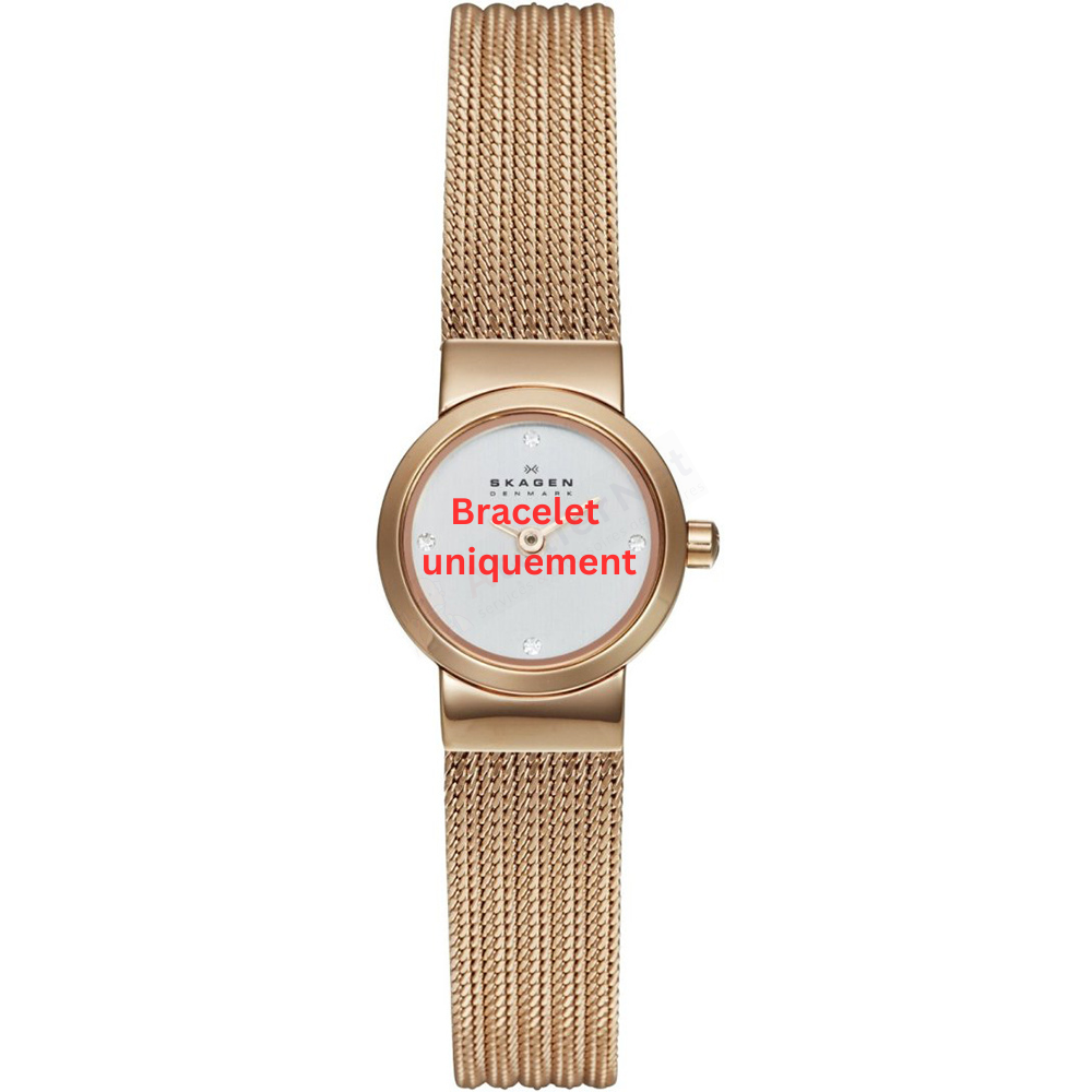 Bracelet metal pink gold Skagen - METTE SMALL / SKW2132-Bracelets de montres-AtelierNet