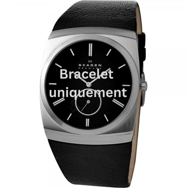 Bracelet leather black Skagen - 511 XLARGE / 511XLSLB-Bracelets de montres-AtelierNet