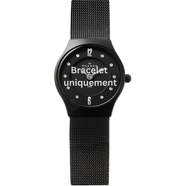 Bracelet metal black Skagen - GRENEN XSMALL / 233XSBSB - 233XSBB - 233XSRDD-Bracelets de montres-AtelierNet