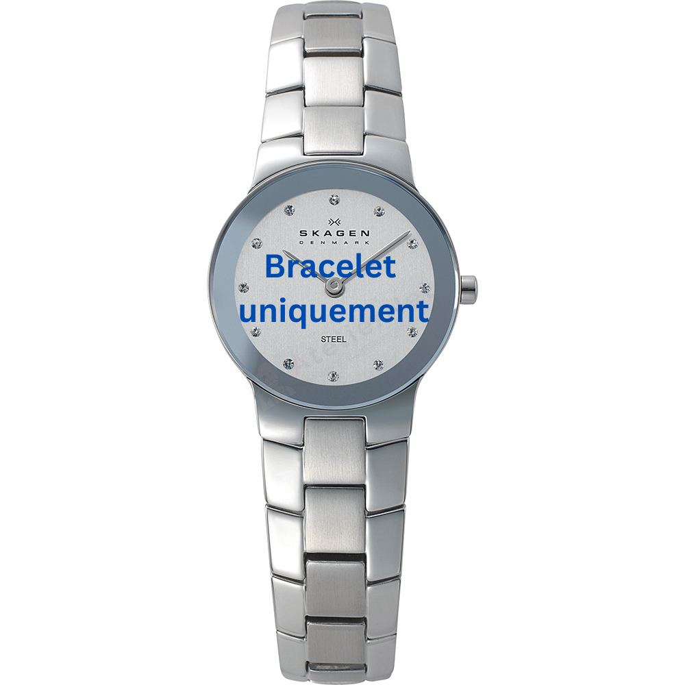 Bracelet métal argent Skagen - 430 STINE SMALL / 430SSXD - 430SSXDB - 430SSX - SKW2180 - SKW2089 - SKW2072-Bracelet de montre-AtelierNet