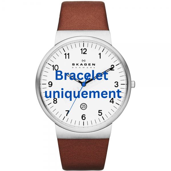 Bracelet leather brown Skagen - ANCHER / SKW6082 - SKW6099 - SKW6191 - SKW6202 - SKW6292-Bracelets de montres-AtelierNet