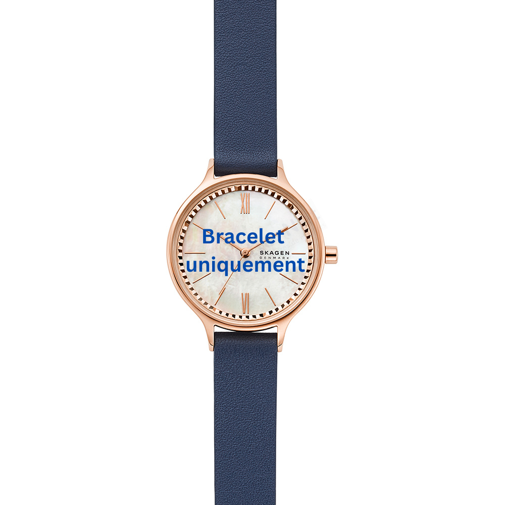 Bracelet leather blue Skagen - ANITA / SKW2864-Bracelets de montres-AtelierNet