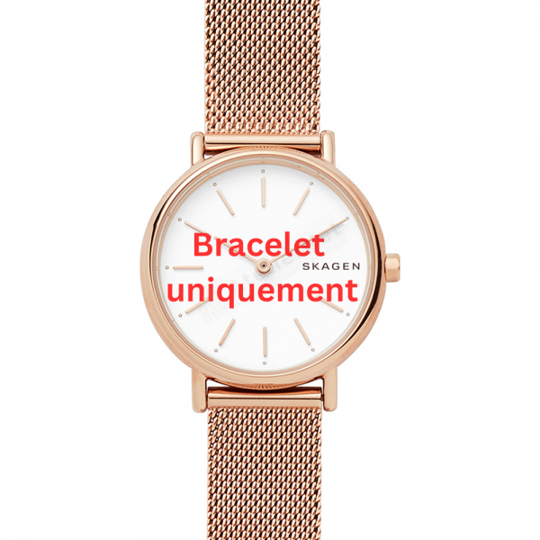 Bracelet metal pink gold Skagen - SIGNATUR / SKW2694 - SKW2688 - SKW2726 - SKW2837 - SKW2868 - SKW2975-Bracelets de montres-AtelierNet