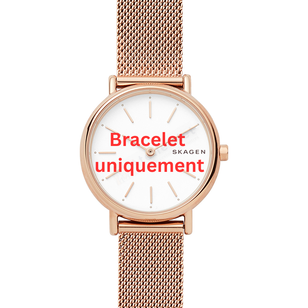 Bracelet métal or rose Skagen - SIGNATUR / SKW2694 - SKW2688 - SKW2726 - SKW2837 - SKW2868 - SKW2975-Bracelet de montre-AtelierNet