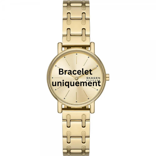 Bracelet metal gold Skagen - SIGNATUR LILLE / SKW3124-Bracelets de montres-AtelierNet