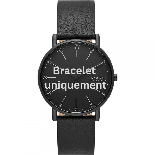 Bracelet leather black Skagen - SIGNATUR / SKW6902-Bracelets de montres-AtelierNet