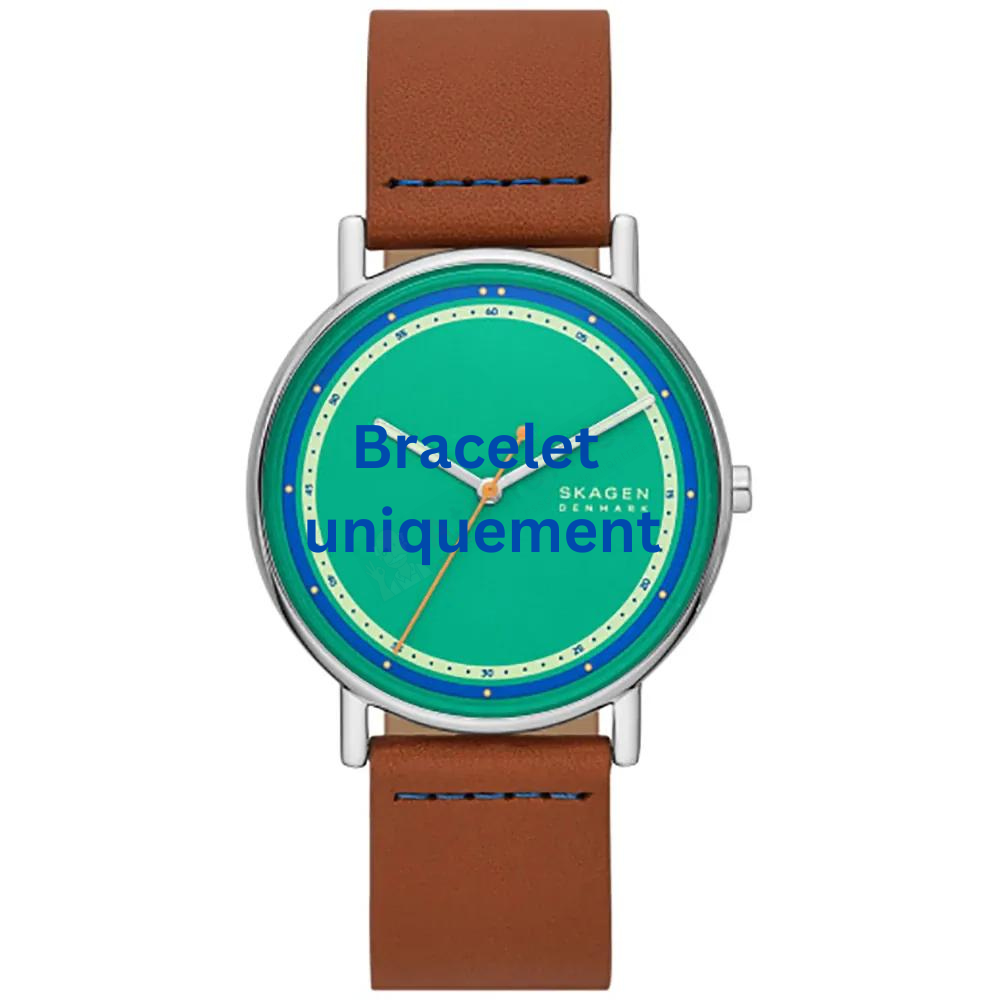 Bracelet leather brown Skagen - SIGNATUR / SKW6898 - SKW6899-Bracelets de montres-AtelierNet