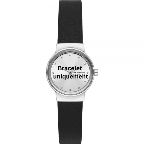 Bracelet leather black Skagen - FREJA LILLE / SKW3119-Bracelets de montres-AtelierNet