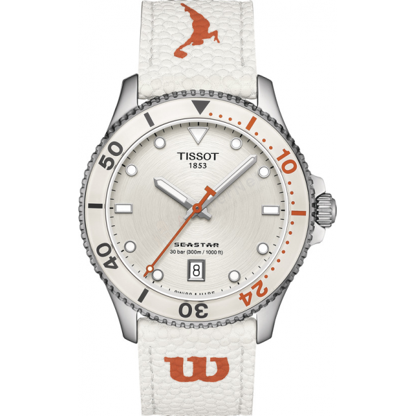 Bracelet synthetic white Tissot - SEASTAR / T604049895-Bracelets de montres-AtelierNet