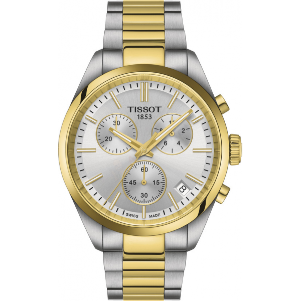 Bracelet metal bicolor Tissot - PR 100 CHRONO CLASSIC / T605049798-Bracelets de montres-AtelierNet