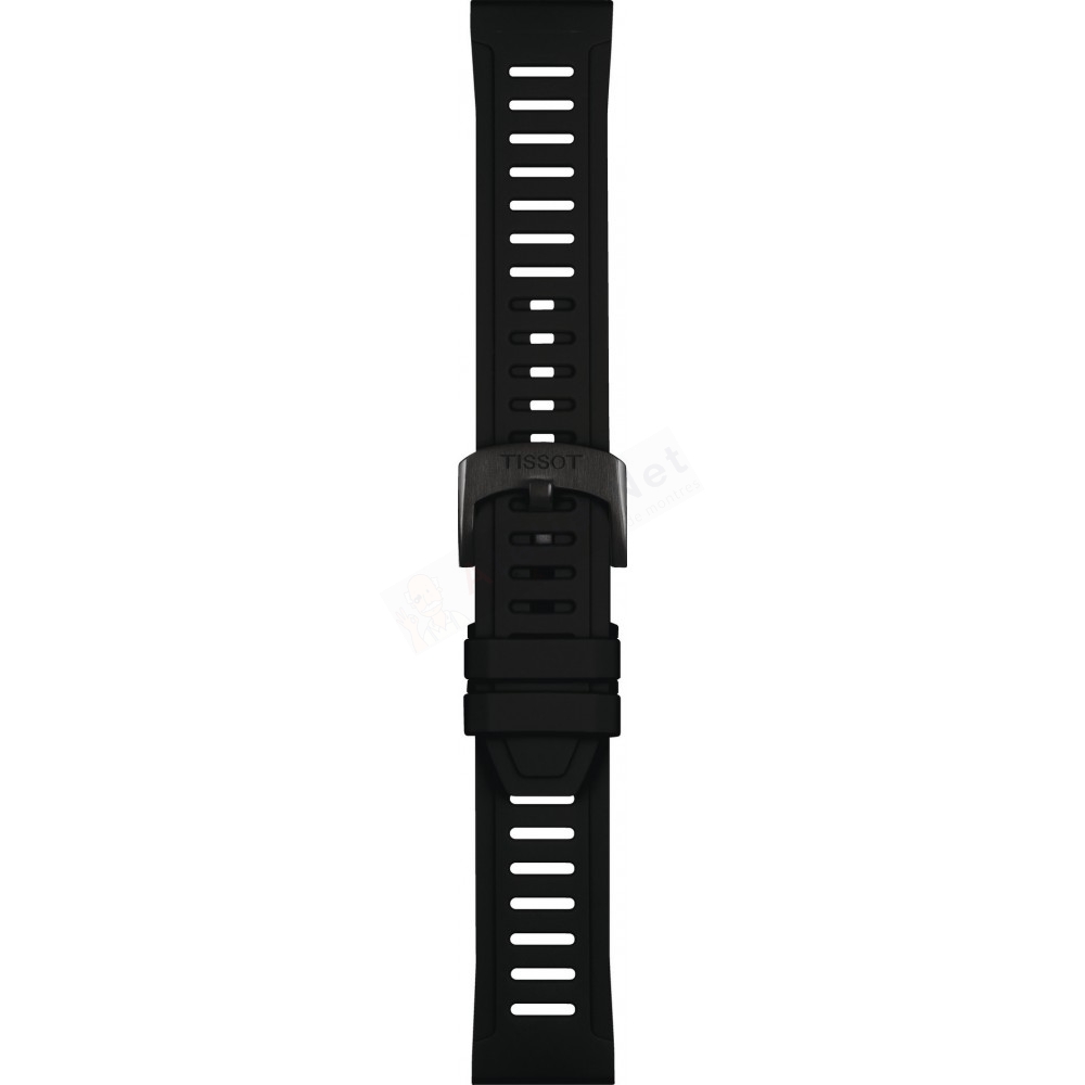 Bracelet caoutchouc noir Tissot - T TOUCH CONNECT / T603048907-Bracelet de montre-AtelierNet