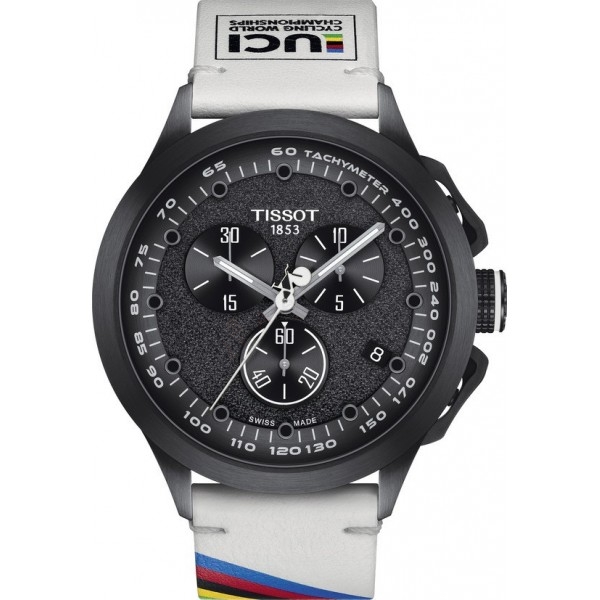 Bracelet caoutchouc blanc Tissot - T RACE Cycling/ T600049197-Bracelet de montre-AtelierNet