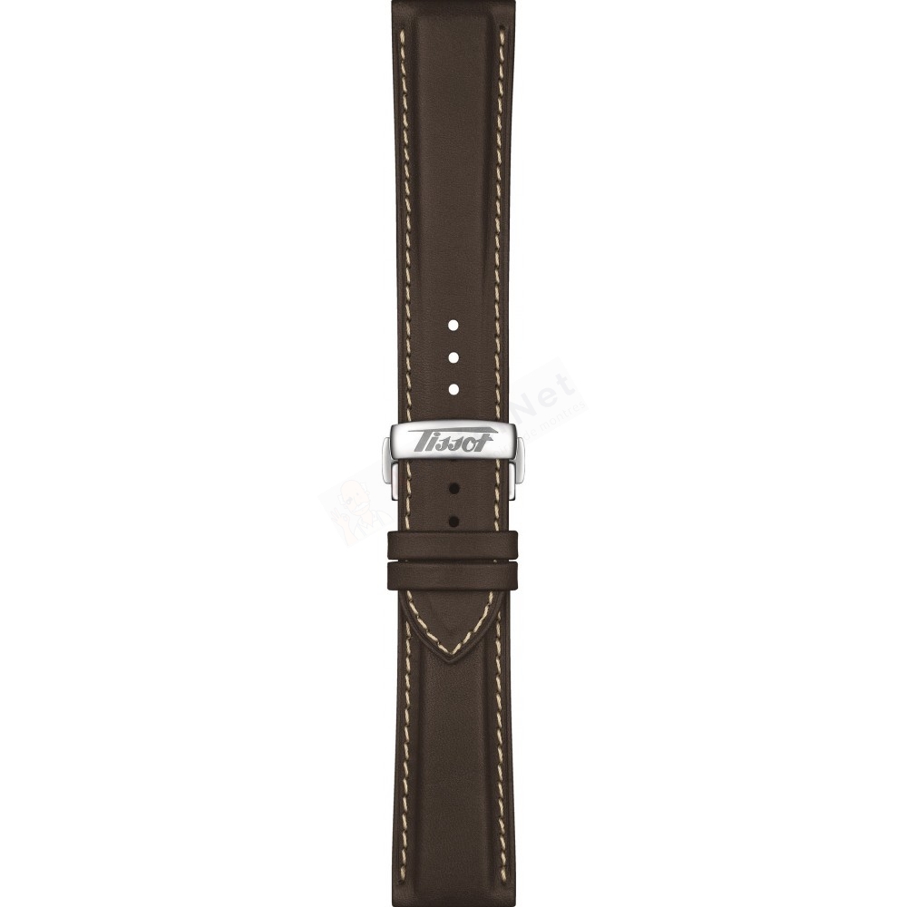 Bracelet leather dark brown Tissot - TELEMÈTRE 1938 / T600048180-Bracelets de montres-AtelierNet