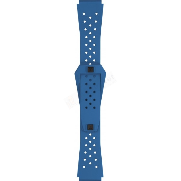 Bracelet silicone blue Tissot - SIDERAL S AUTO / T603048858-Bracelets de montres-AtelierNet