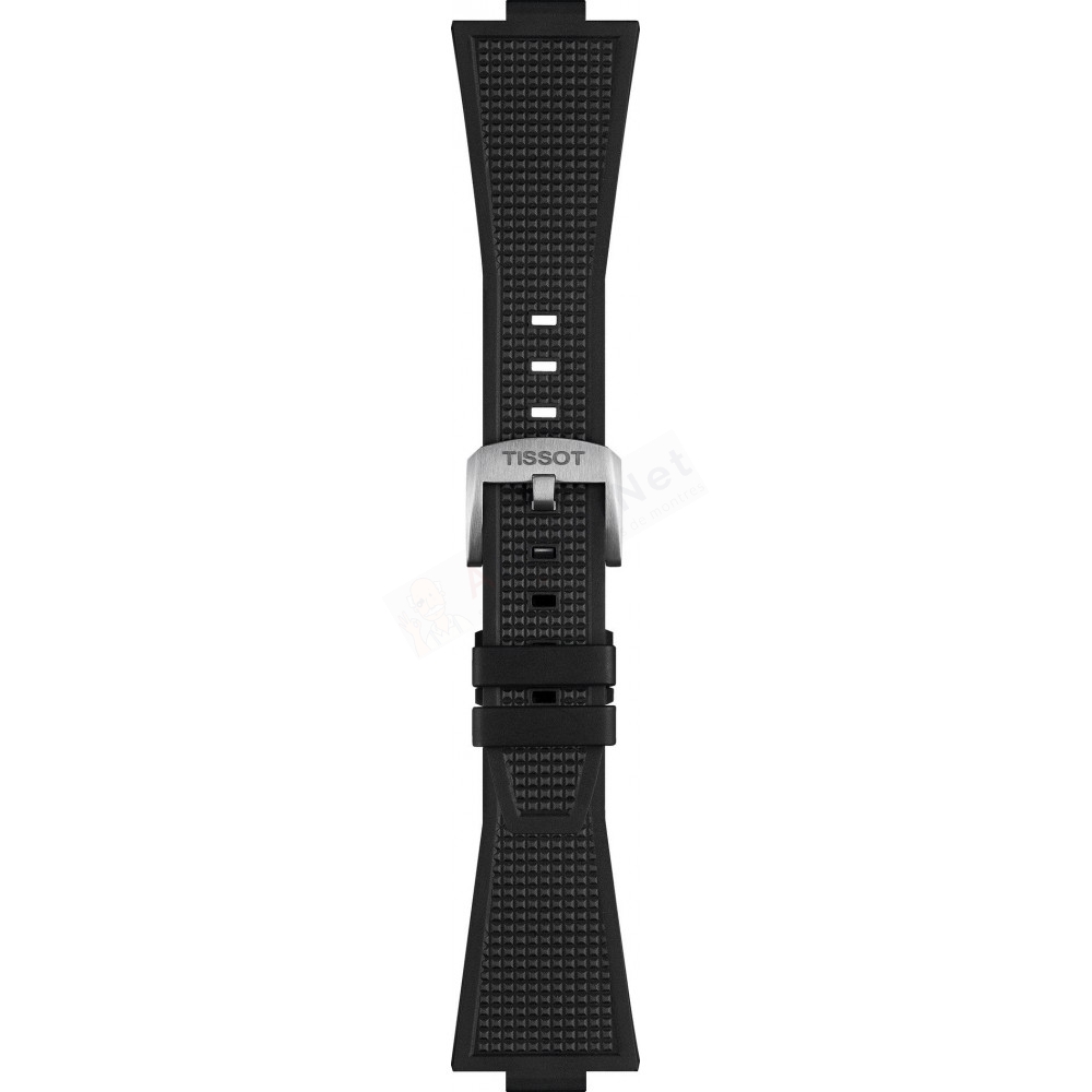 Bracelet caoutchouc noir Tissot -  PRX / T603048462-Bracelet de montre-AtelierNet