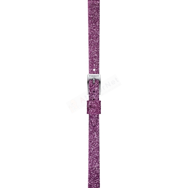 Bracelet synthetique rose fonce Tissot - TISSOT LOVELY / T604048699-Bracelet de montre-AtelierNet