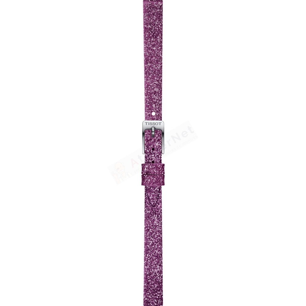 Bracelet synthetic dark pink Tissot - TISSOT LOVELY / T604048699-Bracelets de montres-AtelierNet