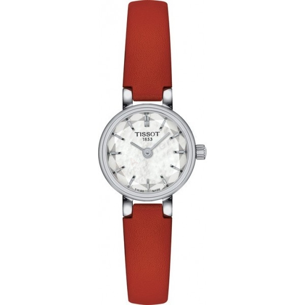 Bracelet cuir rouge Tissot - TISSOT LOVELY / T600048094-Bracelet de montre-AtelierNet