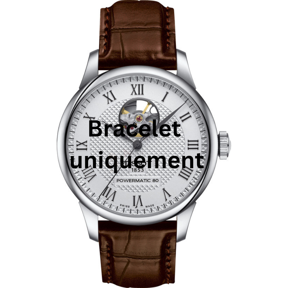 Bracelet synthetic brown Tissot - LE LOCLE / T610047476-Bracelets de montres-AtelierNet