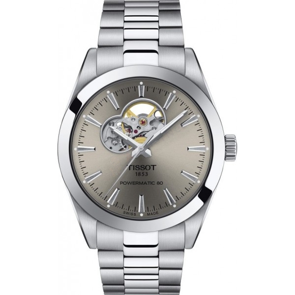 Bracelet métal gris Tissot - GENTLEMAN AUTO / T605047822-Bracelet Montre Acier-AtelierNet