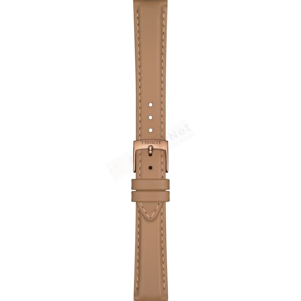 Bracelet cuir beige Tissot - EVERYTIME DESIRE / T600047974-Bracelet de montre-AtelierNet